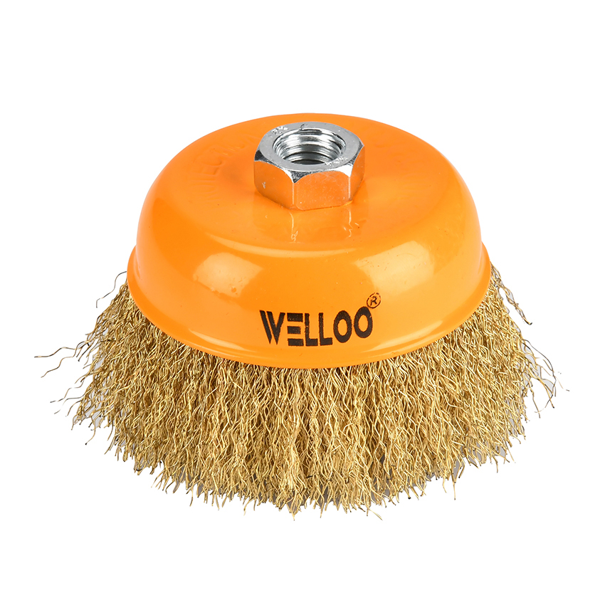 Picture of 🔧 WELLOO 3" Inch Copper Wire Cup Brush – WCC12075