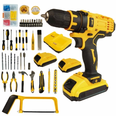 Picture of 🛠️ Wholesale 117-Piece Power Tool Combo Kit – Cordless Drill & Professional DIY Hand Tools