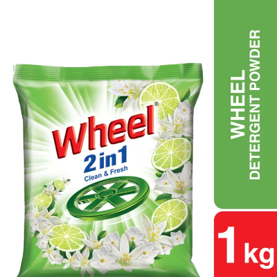 Picture of Wheel Washing (Detergent) Powder 2in1 Clean & Fresh 1Kg
