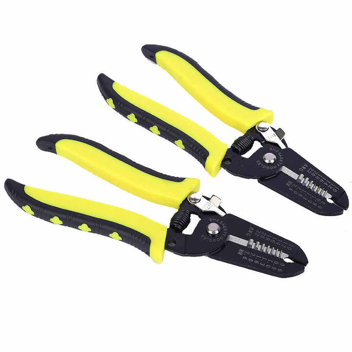 Picture of 🛠️Professional 7" AWG Wire Stripper & Cutter – Multi Functional Cable Wire Stripping Pliers, Multicolor