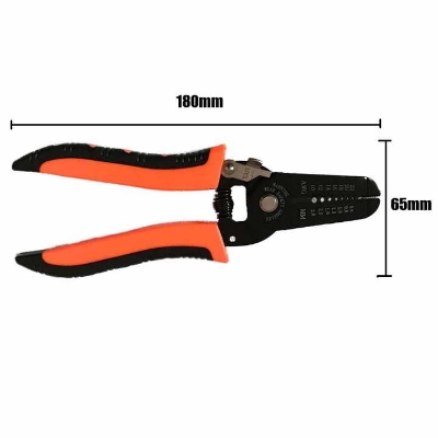 Picture of 🛠️Professional 7" AWG Wire Stripper & Cutter – Multi Functional Cable Wire Stripping Pliers, Multicolor