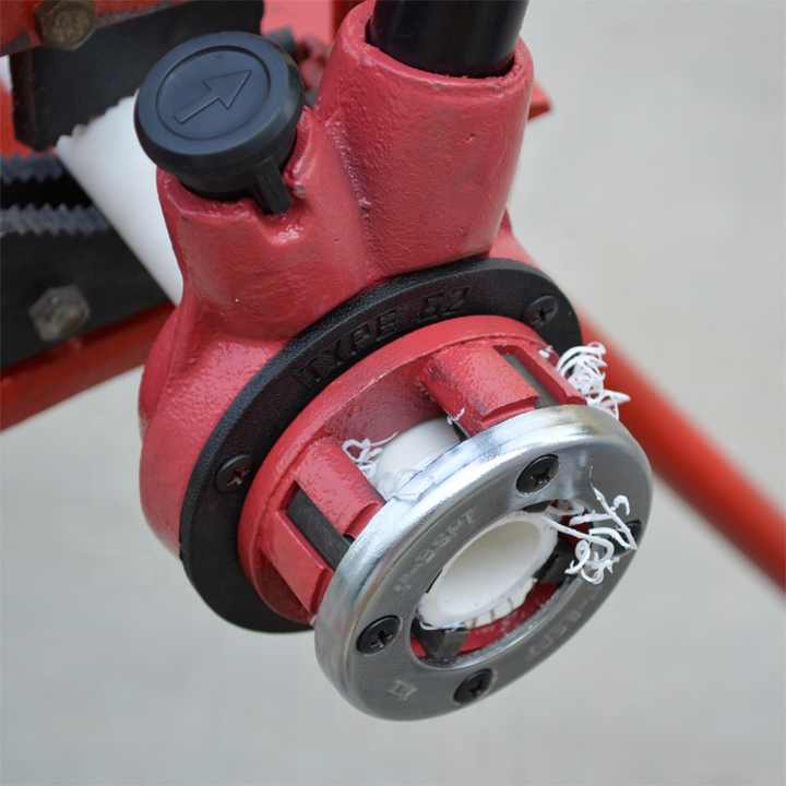Picture of 1" Inch Portable Ratchet Die Stock Hinge Plate Head Manual Pipe Threader Machine Tool