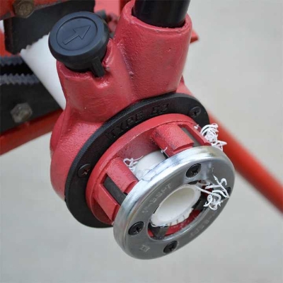 Picture of 1" Inch Portable Ratchet Die Stock Hinge Plate Head Manual Pipe Threader Machine Tool