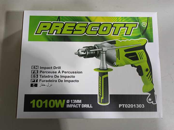 Picture of PRESCOTT IMPACT DRILL MACHINE 13mm 220V 1010w ELECTRIC DRILL