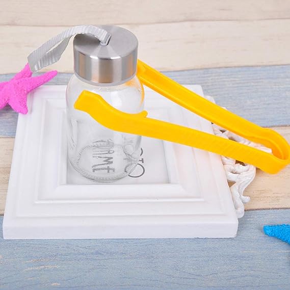 Picture of Baby Bottle Tongs, Baby Feeding Bottle Tongs Holder, Baby Bottle Nipple Pacifier Tong, Multi-Functional Anti-scalding Non-Slip Bottle Clips for Infants Newborns