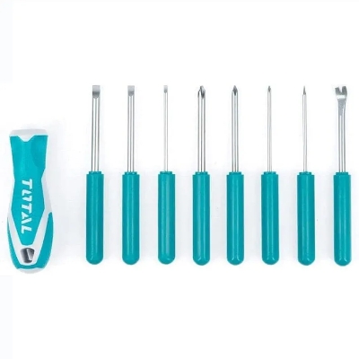 Picture of [TOTAL] Screwdriver set 8PCS Bits 1PCS Handle THT250906 Superior products at affordable prices In The Best Selling Products