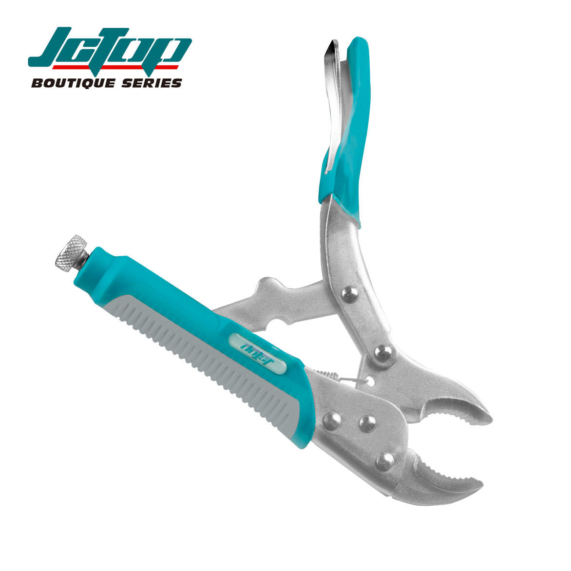 Picture of 🛠️ JCTOP 10 Inch CRV Tool Vice Grip – Automatic Curved Serrated Jaw Locking Pliers (BC0110)