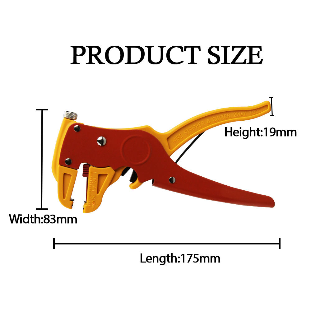 Picture of SHIND 94082 Multifunctional Carbon Steel Wire Stripping Crimping Pliers With Cutting Function Wire Cutter