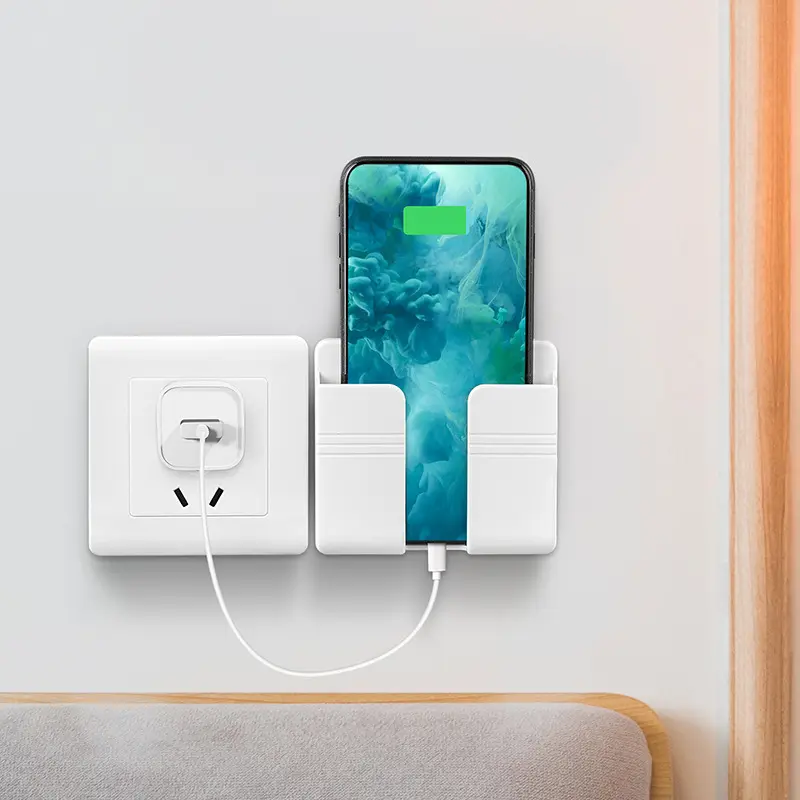 Picture of 📦Multi-function Wall Mounted Organizer Holder, Storage Box, Remote Control, Mobile Phone Plug, Home 1 pcs