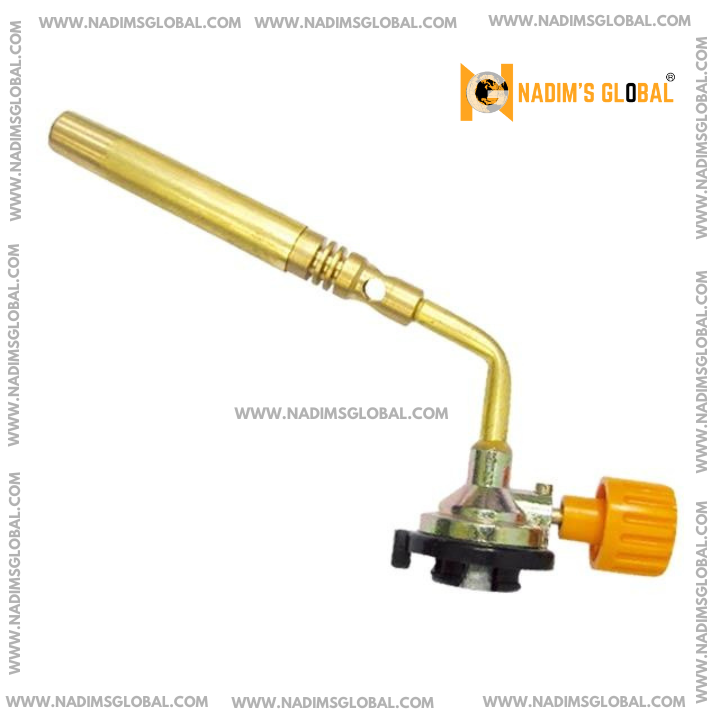 Picture of NADIM'S GLOBAL® Blow lamp Torch, Windproof, Adjustable Flame with 1300°C High-Temp Heat | Ideal for Precision Soldering, Brazing, Plumbing, DIY & Cooking Torch.