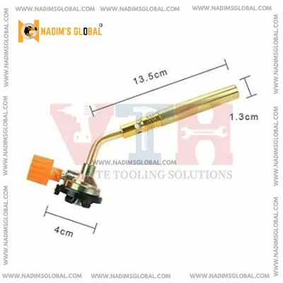 Picture of NADIM'S GLOBAL® Blow lamp Torch, Windproof, Adjustable Flame with 1300°C High-Temp Heat | Ideal for Precision Soldering, Brazing, Plumbing, DIY & Cooking Torch.