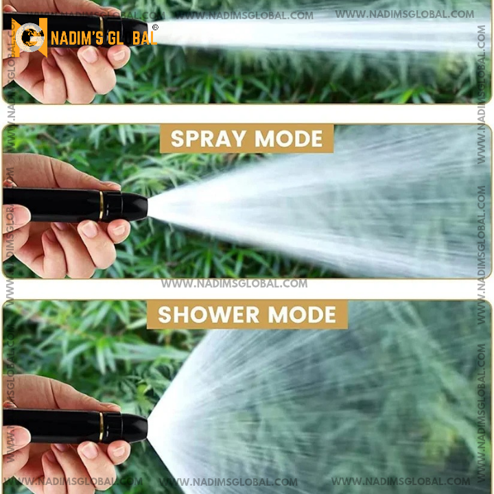 Picture of Water Spray Gun for Car Wash Garden Home Garden Hose Pipe Spray Gun 1/2 Inch Adjustable High Pressure Water Gun Nozzle for Car Wash Multi Use - KaberTrade