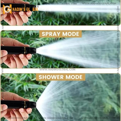 Picture of Water Spray Gun for Car Wash Garden Home Garden Hose Pipe Spray Gun 1/2 Inch Adjustable High Pressure Water Gun Nozzle for Car Wash Multi Use - KaberTrade