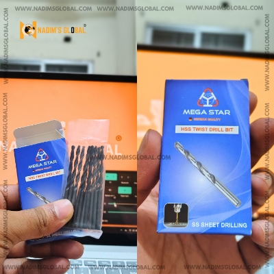 Picture of 1/8 Iron Drill Bit – 10pcs Pack | Durable High-Speed Drill Bits for Metal, Wood & Plastic