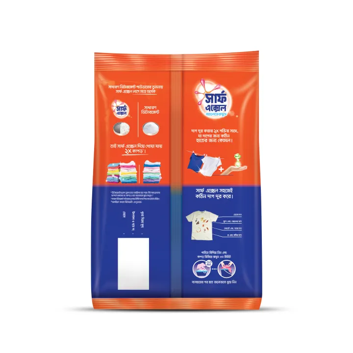 Picture of Surf Excel Synthetic Laundry Detergent Powder 1kg (Vim Liquid Free)