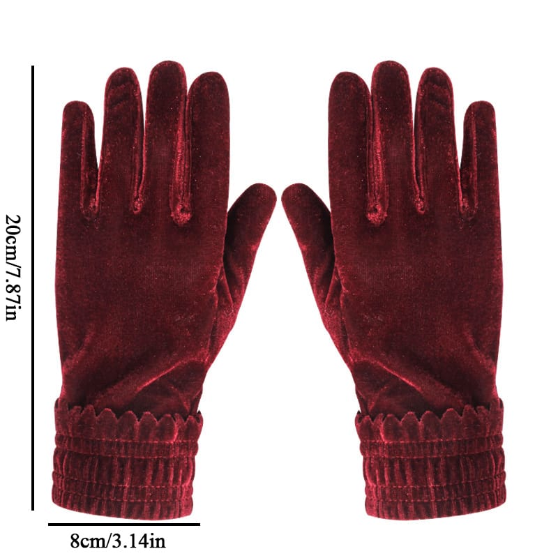 Picture of Elegant Velvet Gloves – Soft, Stylish & Comfortable Handwear for All Occasions