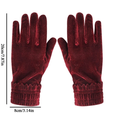 Picture of Elegant Velvet Gloves – Soft, Stylish & Comfortable Handwear for All Occasions