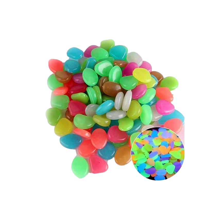 Picture of 50 pcs x Artificial Luminous Stone Glow in the Dark Fluorescent Pebbles Aquarium Fish Tank Garden Decorative Stones Picture of 50 pcs x Artificial Luminous Stone Glow in the Dark Fluorescent Pebbles Aquarium Fish Tank Garden Decorative Stones