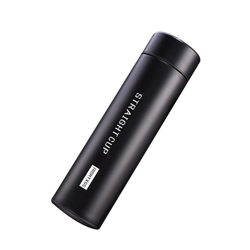 Picture of 500ml Thermos Stainless steel tumbler insulated water bottle cute coffee thermos cup LED Touch Display Temperature Vacuum Flasks Drinkware smart hot water bottle travel mug with extra battery gift