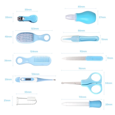 Picture of 10 PCS Baby Grooming Health Care KIT for Newborns and Toddlers,Ideal for Travelling & Home Use