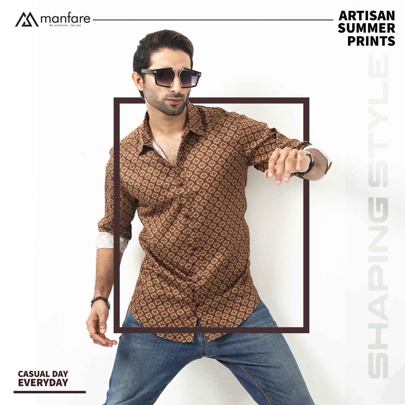 Picture of Manfare’s Premium Digital Printed Shirt For Men I MS-23