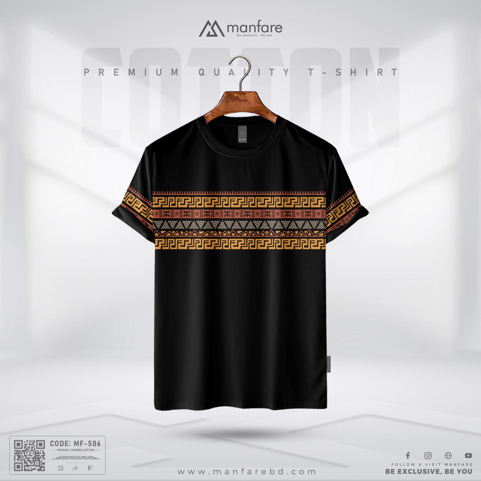 Picture of Manfare's Premium Quality Combed Cotton T-Shirt I MF-506