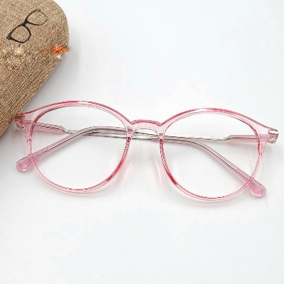 Picture of Classic Metal/PC Round Frame Myopia Glasses Fashion Retro Optica/ Glasses Ultralight Vision Care Short Sighted Eyewear