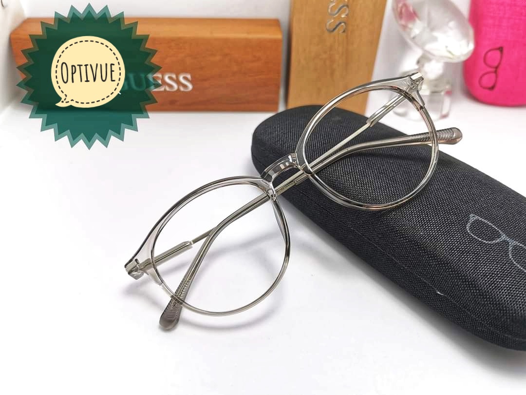 Picture of Classic Metal/PC Round Frame Myopia Glasses Fashion Retro Optica/ Glasses Ultralight Vision Care Short Sighted Eyewear