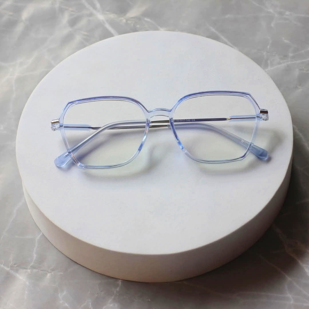 Picture of Square Glasses Computer Glasses Glasses Full Frame Glasses Anti Blue Light Men Women Glasses Metal Glasses