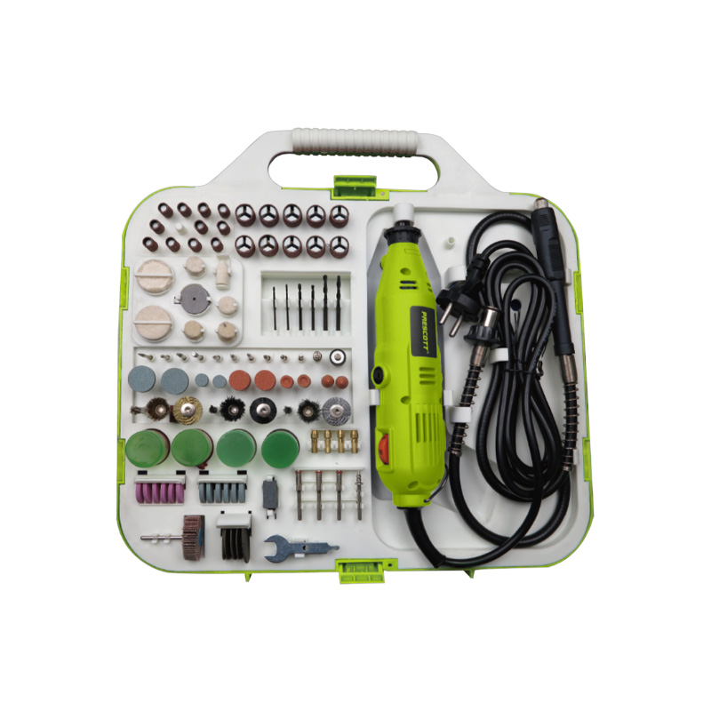 Picture of PRESCOTT 163-PIECE POWER MINI DIE GRINDER ROTARY TOOL KIT 135WATT