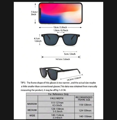 Picture of New Men Black Fashionable Sunglasses New Vision Driving Party Travel Sunglasses Best Black Sunglasses