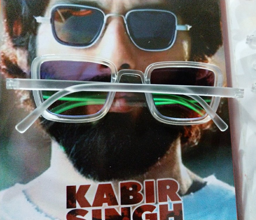 Picture of kabir sing black ploycarbonet plastic frame fashion sun glass sunglass kabir sing sunglass
