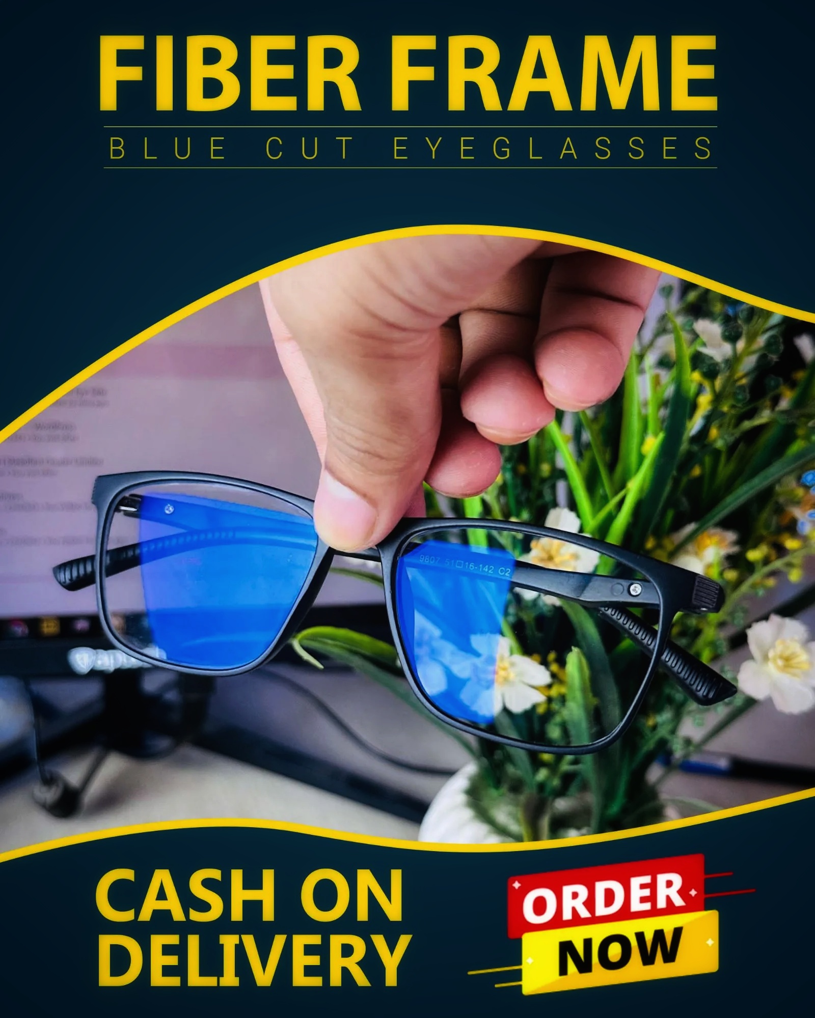 Picture of UV 420 ANTI BLUE CUT Lens Glass Anti Blue Light Computer Glasses Men Women Blue Light Blocking Eyewear Radiation Protection Gaming Eyeglass Frame