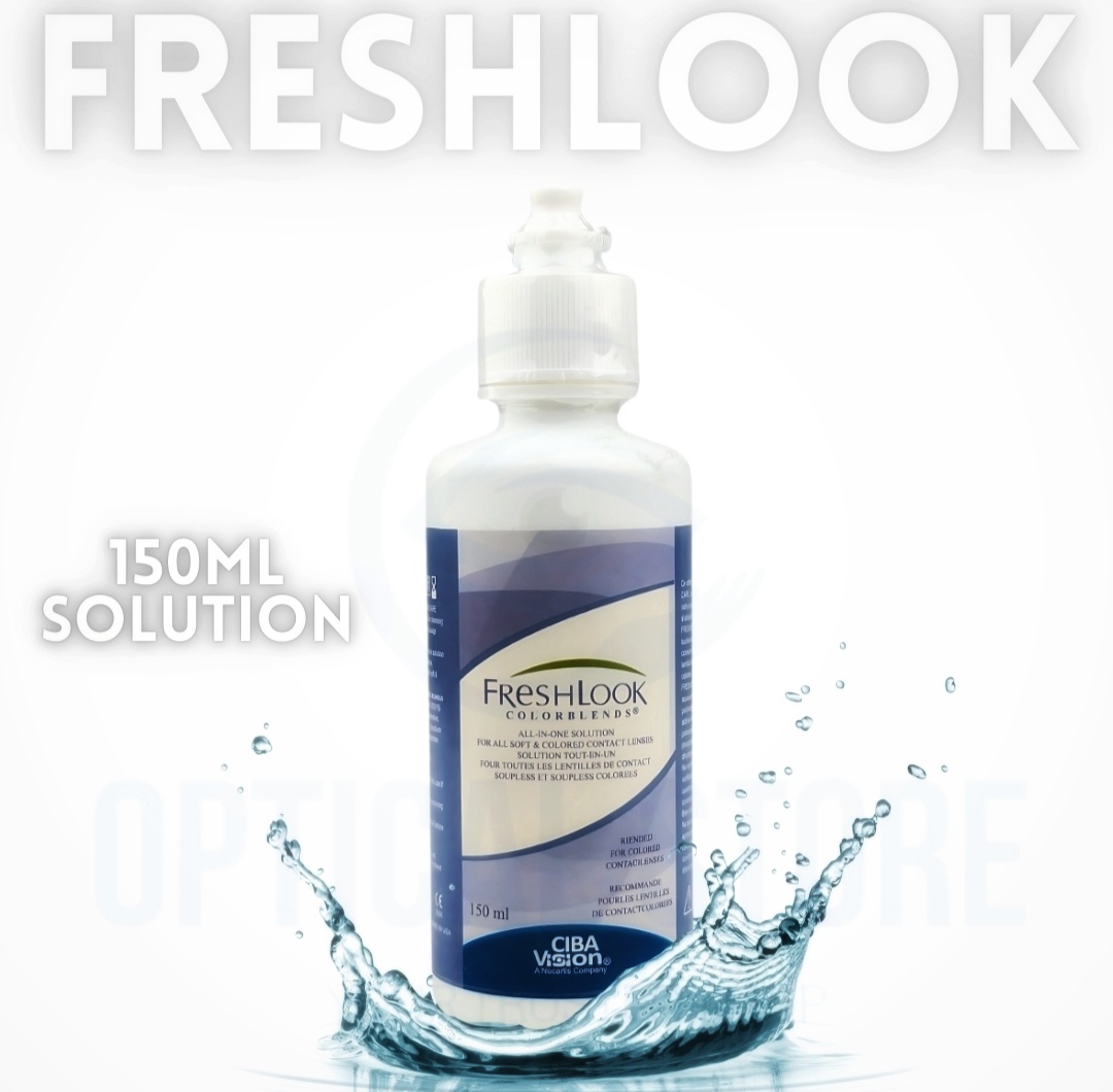 Picture of New Contact Lens Freshlook Solution water 150ml, Lens water, lens solution SF #freshlook