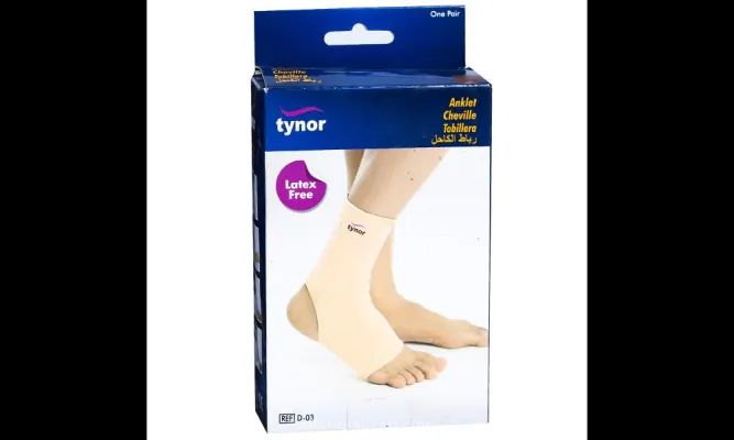 Picture of Tynor Anklet Pair D-03 Ankle Tubular Support - HealthMate