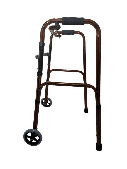 Picture of Patient Walker Price in Bangladesh | Folding Walker with Front Wheels - Techno Health