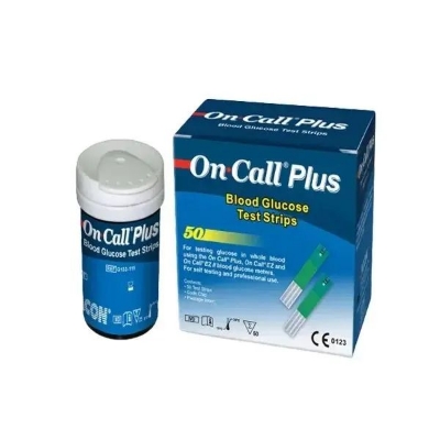 Picture of on coll plus strips 25 pes Glucometer 1 pot  Strip