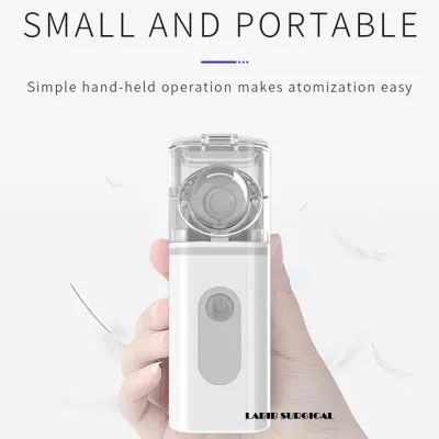Picture of Portable Mini Handheld Mesh Nebulizer Machine/Ultrasonic SteamInhaler Nebulizer Machine ForChild & Adults Nebulization-Smart USB Connector
