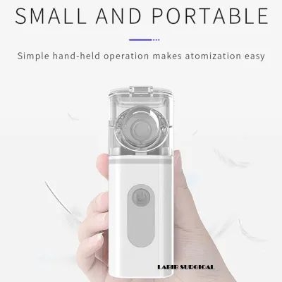 Picture of Portable Mini Handheld Mesh Nebulizer Machine/Ultrasonic SteamInhaler Nebulizer Machine ForChild & Adults Nebulization-Smart USB Connector