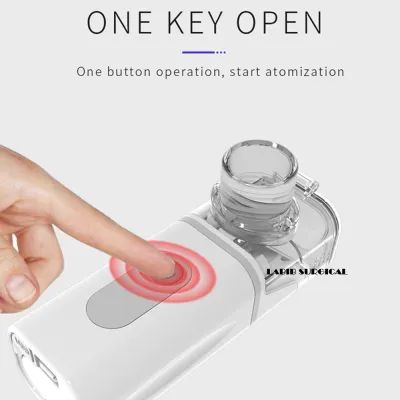 Picture of Portable Mini Handheld Mesh Nebulizer Machine/Ultrasonic SteamInhaler Nebulizer Machine ForChild & Adults Nebulization-Smart USB Connector