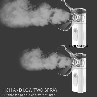 Picture of Portable Mini Handheld Mesh Nebulizer Machine/Ultrasonic SteamInhaler Nebulizer Machine ForChild & Adults Nebulization-Smart USB Connector