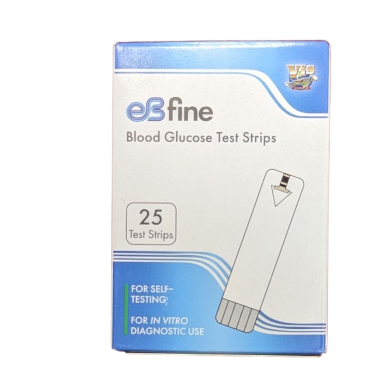 Picture of eBfine Blood Glucose Monitoring & Testing (25 test strips)