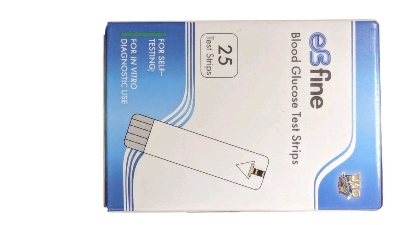 Picture of eBfine Blood Glucose Monitoring & Testing (25 test strips)