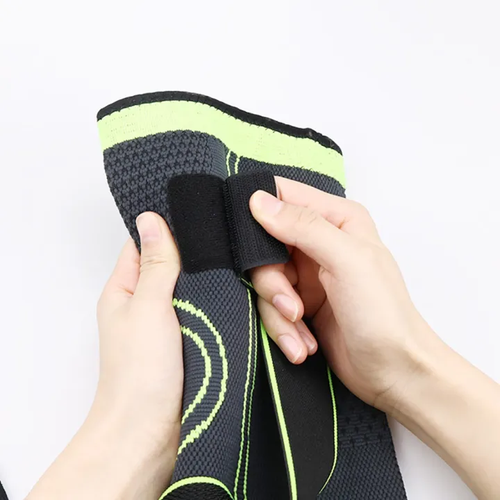 Picture of 1 pcs Knee Support for Running, Sport Elastic Nylon Knee Brace with Strap Compression for Joint Pain Woman Men, Adjustable Knee Sleeves for Knee Pain Relief