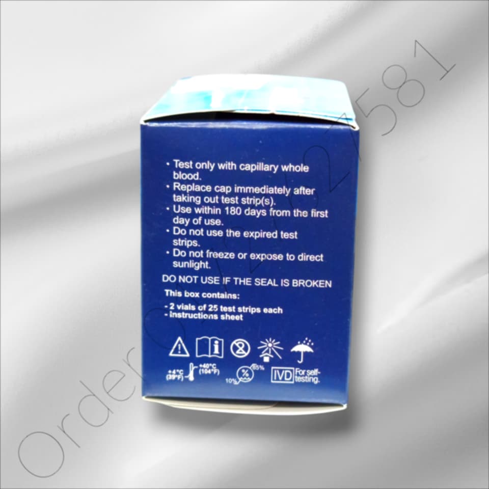Picture of Ok mater Match II Blood Glucose Test Strips 50 pes 