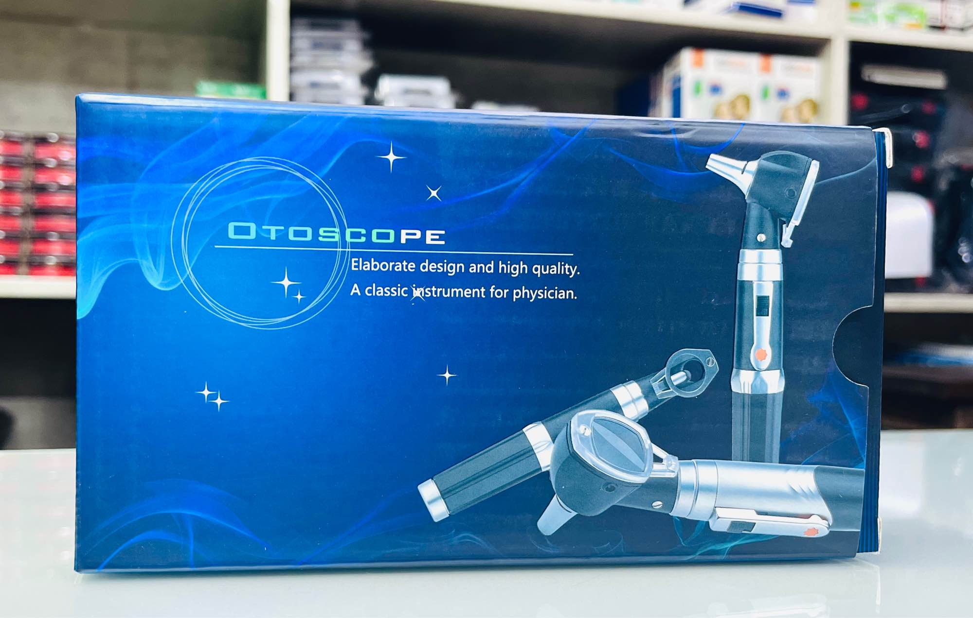 Picture of (Ear Nose &Throat) Medical Diagnostic Otoscope Ear Examination Kit with LED Lamp