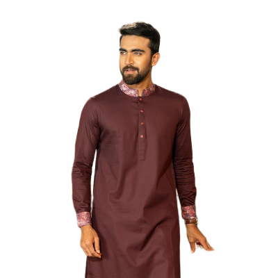 Picture of Manfare's ELITE Quality Contrast Panjabi For Men I MP-178