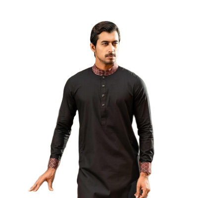 Picture of Manfare's ELITE Quality Contrast Panjabi For Men I MP-176