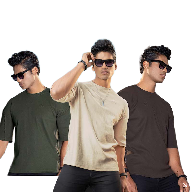 Picture of Premium Rib Fabrics Drop Shoulder T-Shirt | MF-663