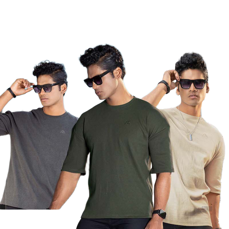 Picture of Premium Rib Fabrics Drop Shoulder T-Shirt | MF-660